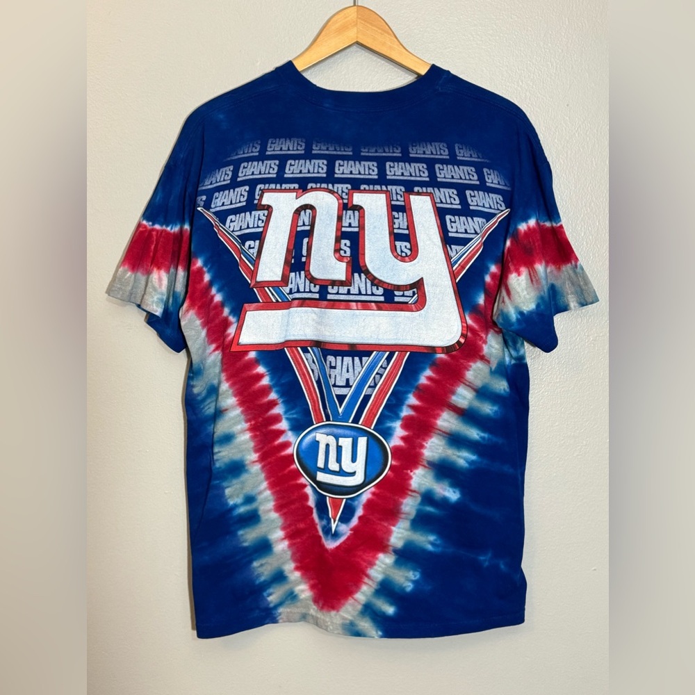 New York Giants NFL Tie Dye Majestic T Shirt | Large - Picture 2 of 4